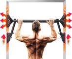 Pull Up Bar | 4 Steunpunten | Retourdeal 62% Korting, Sport en Fitness, Fitnessmaterialen, Ophalen of Verzenden, Nieuw, Rug, Oprekstang