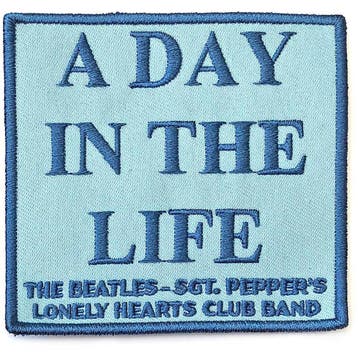The Beatles - A Day in the Life patch officiële merchandise, Ophalen of Verzenden, Nieuw, Kleding