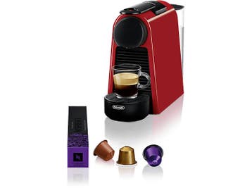 De Longhi -  Nespresso - Essenza Mini En85.r  - Rood, Witgoed en Apparatuur, Koffiezetapparaten, Verzenden, Nieuw, 1 kopje, Koffiepads en cups