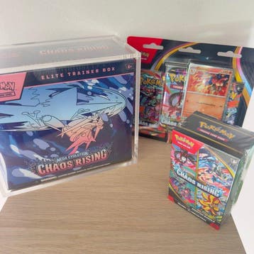 Pokémon - 3 Elite trainer box - Pokémon Chaos Rising, Nieuw