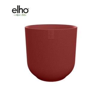 Green Bubble - Elho Jazz Round tuscan red - D19 x H18 - Ø, Ophalen of Verzenden, Nieuw