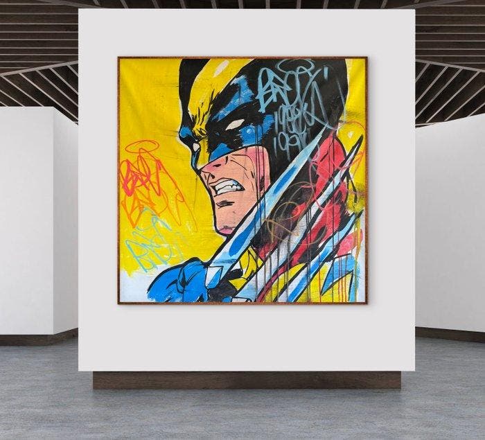 Freda People - Wolverine XL, Antiek en Kunst, Kunst | Schilderijen | Modern