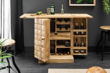 Handgemaakte barkast MOSAICO 130cm massief acaciahout, Ophalen of Verzenden, Nieuw
