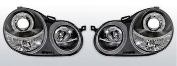 Koplampen Angel Eyes | geschikt voor Volkswagen Polo 9N 2001, Auto-onderdelen, Verzenden, Nieuw, Volkswagen