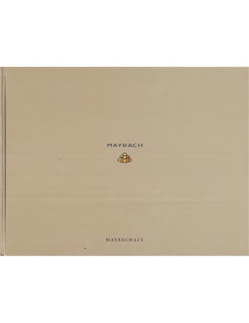 2006 MAYBACH 62 S HARDCOVER BROCHURE ENGELS, Nieuw, Author