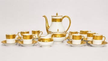 Haviland & Co. Limoges - Thistle S.l. - Koffieservies -, Antiek en Kunst