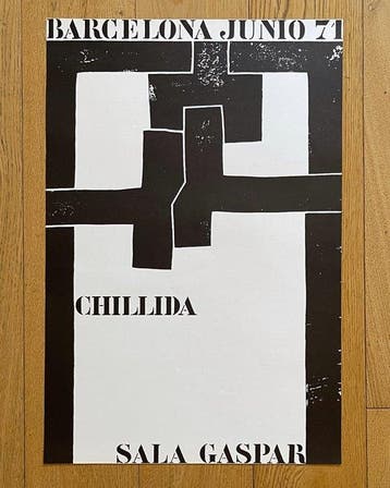 Eduardo Chillida - CHILLIDA - Barcelona Junio 71 - SALA