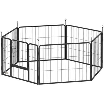 TRUUSK Puppyren 60 cm Hoog, 6-Delig - DIY Hondenren Met Deur, Diversen, Verzenden, Nieuw