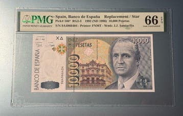 Spanje. - 10.000 Pesetas 1992 (ND 1996) (Zonder