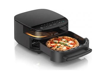 Seeger -  Spacefry Xxl Heteluchtfriteuse Zwart 6 L 2850 W, Verzenden, Nieuw, Airfryer