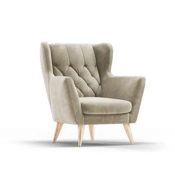 fauteuil Aria, Huis en Inrichting, Fauteuils, Hout, Klassiek tijdloos, Verzenden, Nieuw