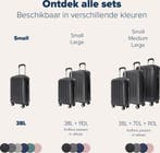 2dekans | TRVLMORE Koffer Handbagage Verticaal – Voorzien, Sieraden, Tassen en Uiterlijk, Koffers, Ophalen of Verzenden, Gebruikt