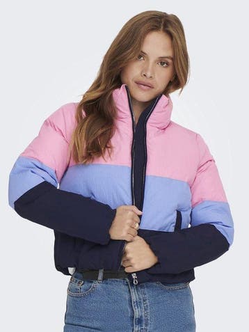 ONLY BLOCK PUFFER JACKET Dames Jas Maat XS, Ophalen of Verzenden, Nieuw