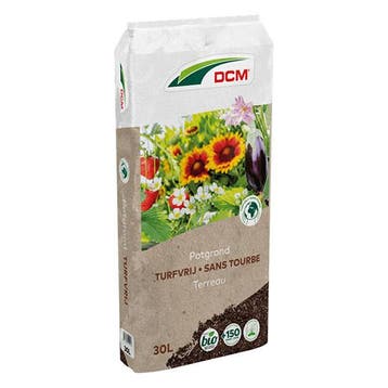Potgrond | DCM | 30 liter (Universeel, Bio-label, Turfvrij), Verzenden