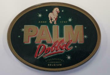 Occasion - Ovale taplens palm dubbel, Verzenden