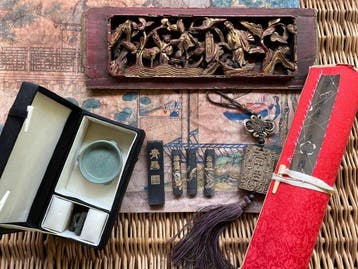 Traditionele collectie Chinese gemengde kunstwerken –