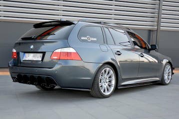 Diffuser hoeken glanzend zwart passend voor BMW 5 serie E..., Verzenden, Nieuw
