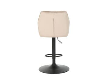 2dekans | Barkruk Jill Velvet - Duopack - Taupe - 2 stuks, Ophalen of Verzenden, Zo goed als nieuw