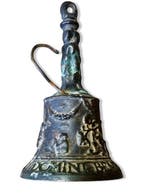 Beeldje, Cloche de table - Sit Nomen Domini Benedictum - 14, Antiek en Kunst