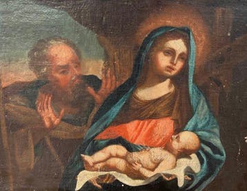Italiaanse school (XVIII) - Sacra Famiglia