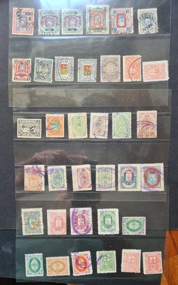 Russische Federatie - a339) ca. 1890 Russia Zemstvos stamps, Postzegels en Munten, Gestempeld