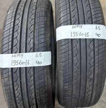2x195-60-16 Hifly Zomer 2x6.5mm €40 Per Band 195 60 16, Ophalen, Gebruikt, 16 inch, Band(en)