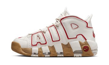 Nike Air More Uptempo Phantom Gym Red Gum (W), Nieuw