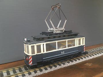 Gogtram H0 - 3640 - Modeltram (1) - Dienstfahrt Nr. A2, Hobby en Vrije tijd, Nieuw
