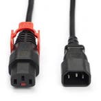 C14 naar C13 kabel | ACT | 0.5 meter (IEC lock), Verzenden, Nieuw
