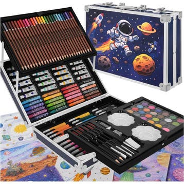 Malatec Tekenset in Astronautenkoffer voor Kinderen met D..., Ophalen of Verzenden, Nieuw