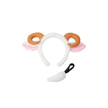Tiara schapen oren met staart, Verzenden, Nieuw, Feestartikel