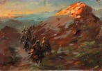 Emilio Álvarez Díaz (1879-1952) - Cabalgata militar, Antiek en Kunst