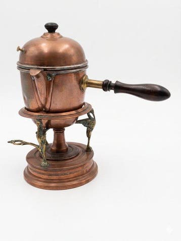 CH M. & CO - Samovar - 7467 - Gegoten messing -, Antiek en Kunst
