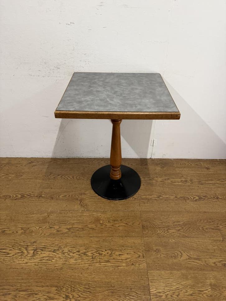 Gebruikte Horecatafel (60x60cm) - T1660 Vintage/Café, Huis en Inrichting, Tafels | Eettafels, Ophalen