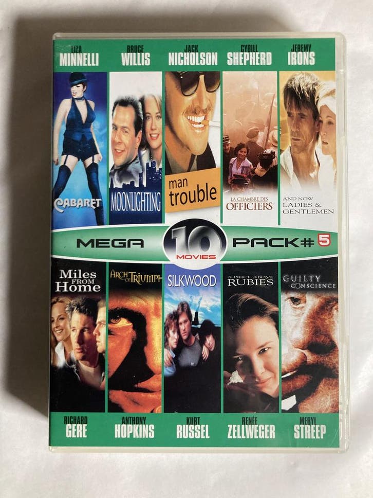 FILMBOX / CABARET / MOONLIGHTING / MAN TROUBLE / LA CHAMBRE, Cd's en Dvd's, Dvd's | Overige Dvd's, Gebruikt, Verzenden