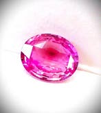 Roze, Paars Saffier - 1.24 ct - International Gemological, Sieraden, Tassen en Uiterlijk, Edelstenen, Nieuw