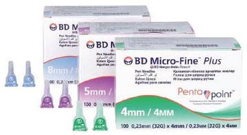 BD Micro-Fine+ Pennaalden 8 mm 31G | Steriele Insuline, Verzenden, Nieuw