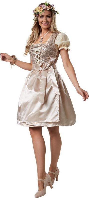 2dekans | Dressforfun Mini-Dirndl Burgau model 2 XXL -, Dressforfun, Ophalen of Verzenden, Zo goed als nieuw