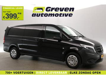 Mercedes-Benz Vito 116 CDI Extra Lang | Airco | Cruise | 3, Euro 6, Zwart, Mercedes-Benz, Nieuw