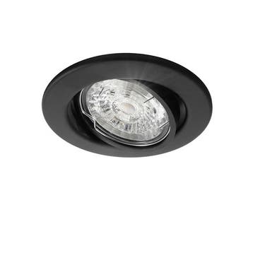 Spotje zwart | Inbouwspot LED | Kantelbaar inbouwarmatuur, Verzenden, Nieuw, Plafondspot of Wandspot