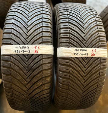 2x235-50-19 michelin winter 5.5mm €80 per band 235 50 19, Gebruikt, Winterbanden, 235 mm, Band(en)