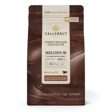 Callebaut Chocolade Callets Melk 1kg (zonder suiker), Verzenden, Nieuw