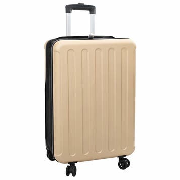 vidaXL Koffer met slot champagne 43 x 27 x 66 cm ABS, Verzenden, Nieuw