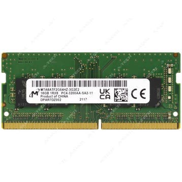Micron 16GB DDR4 3200MHz SO-DIMM MTA8ATF2G64HZ-3G2B2, Computers en Software, RAM geheugen, DDR4, Nieuw, Ophalen of Verzenden, Laptop