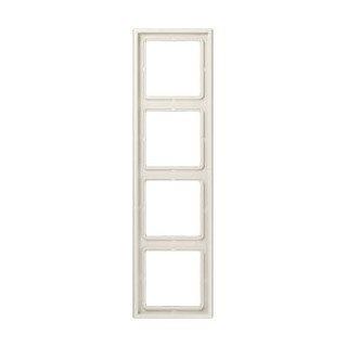Jung LS990 afdekraam 4-voudig crème - LS984W, Nieuw, Stopcontact