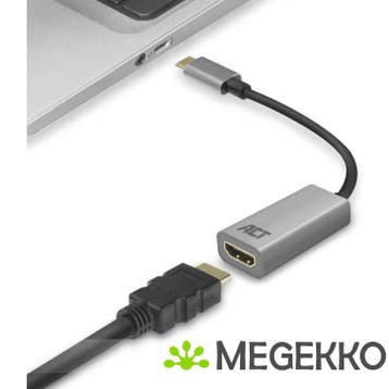 ACT USB-C naar HDMI female adapter, 4K, Verzenden, Nieuw