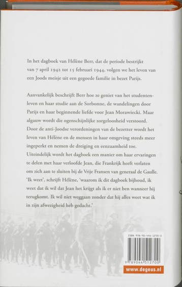Oorlogsdagboek 1942-1944 9789044512700 Hélène Berr, Verzenden, Gelezen, Hélène Berr