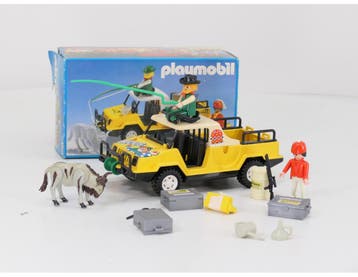 Playmobil 3528 safariauto compleet OVP #9552 (e Speelgoed), Ophalen of Verzenden, Gebruikt