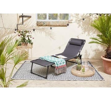 2dekans | 909 OUTDOOR Opvouwbare Ligstoel - Ligbed met, Tuin en Terras, Ophalen of Verzenden, Zo goed als nieuw