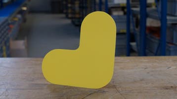 Hoekstuk  -  Anti slip - Anti - slip - Polyvinylchloride, Verzenden